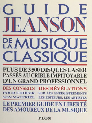 cover image of Guide Jeanson de la musique classique
